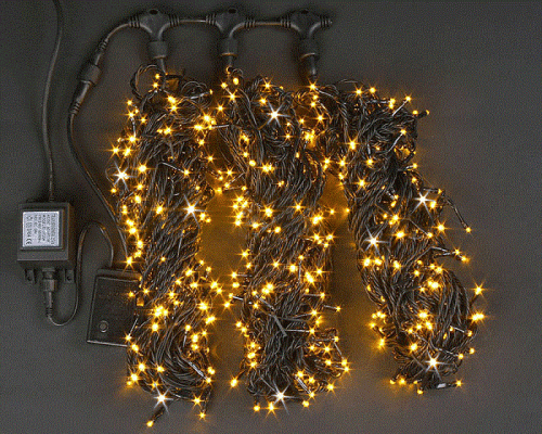 Гирлянда светодиодная Neon-Night 24В 3 нити по 20 метров с контроллером Желтая IP64 фото Гирлянда светодиодная Neon-Night 24В 3 нити по 20 метров с контроллером Желтая IP64 картинка